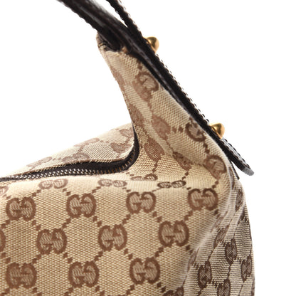 Gucci Monogram Medium Horsebit Chain Hobo Dark Brown 11 of 11