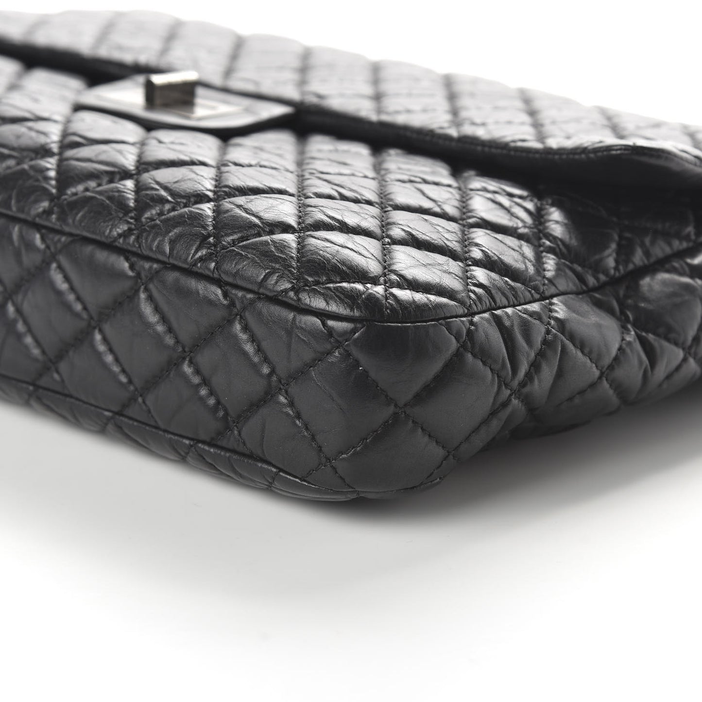 Aged Calfskin Reissue XL Maxi Flap Black