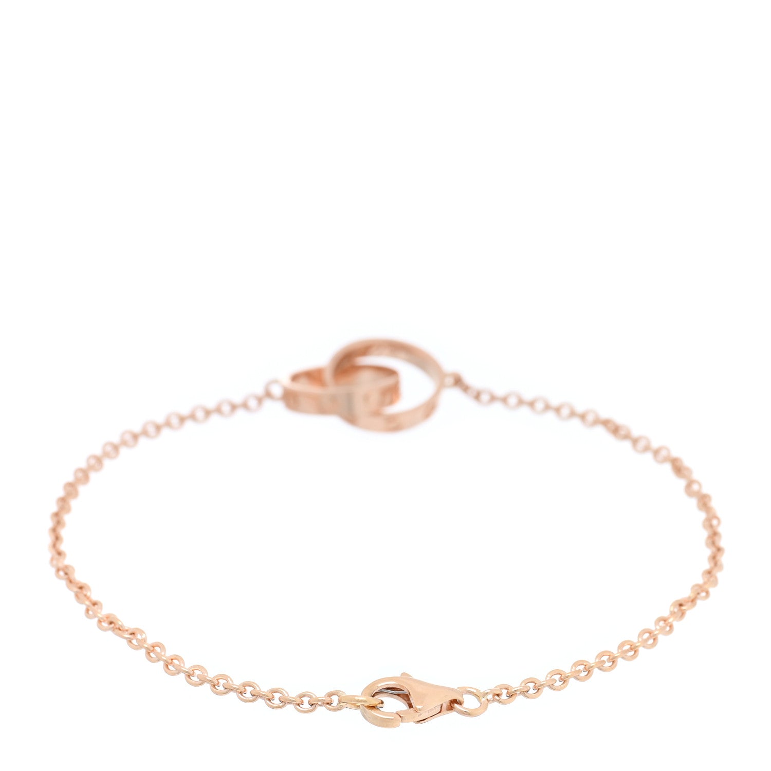 Cartier 18K Pink Gold Interlocking LOVE Bracelet 2 of 3
