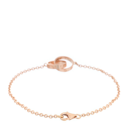 Cartier 18K Pink Gold Interlocking LOVE Bracelet 2 of 3