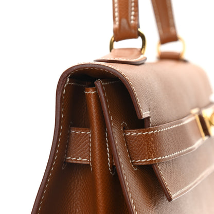 Hermes Courchevel Kelly Sellier 35 Gold 18 of 20