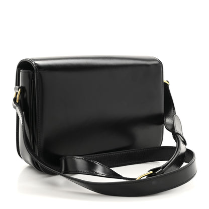 Celine Shiny Calfskin Medium Triomphe Black 3 of 12