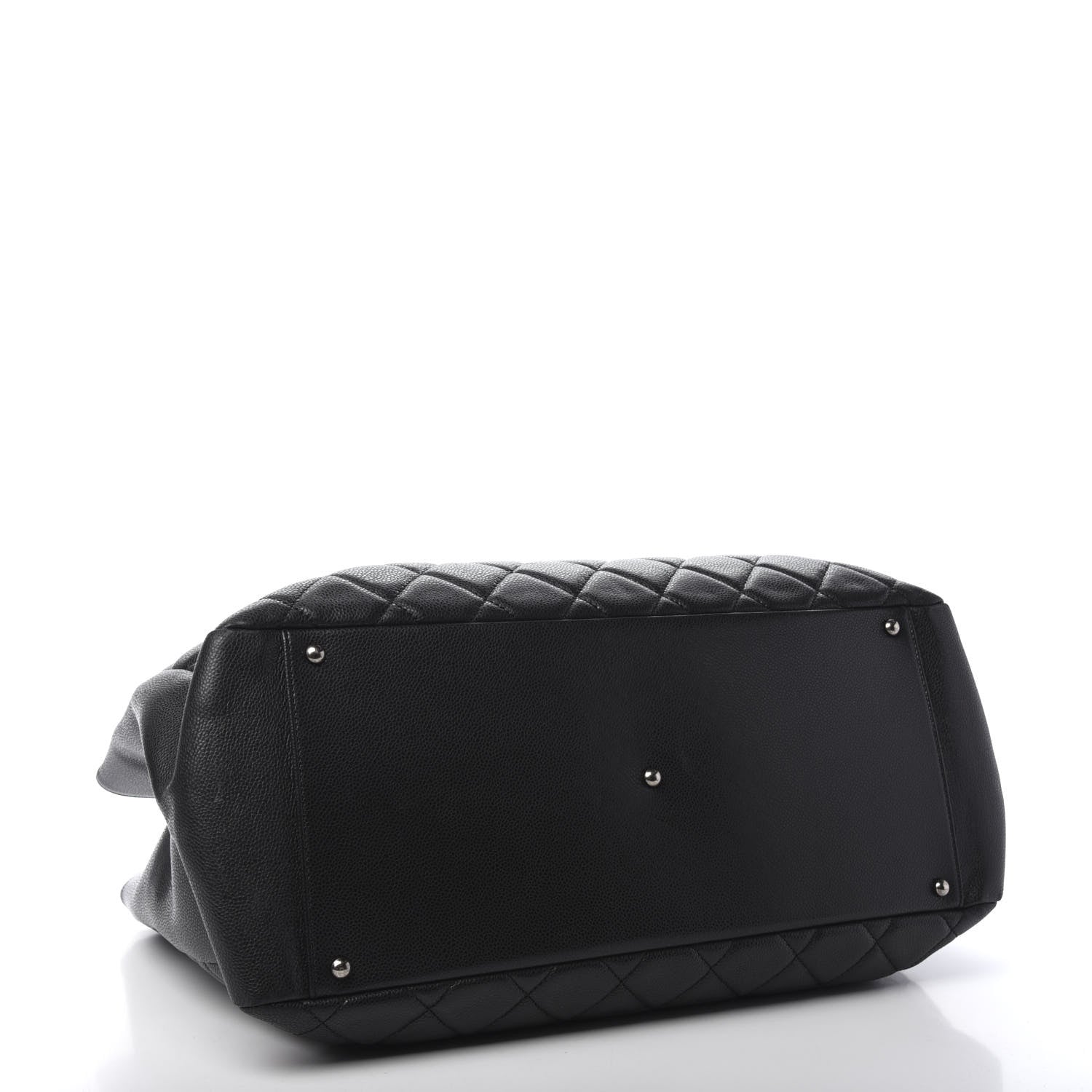 Chanel Caviar Quilted XXL Grand Shopping Tote GST Dark Grey 4 of 10