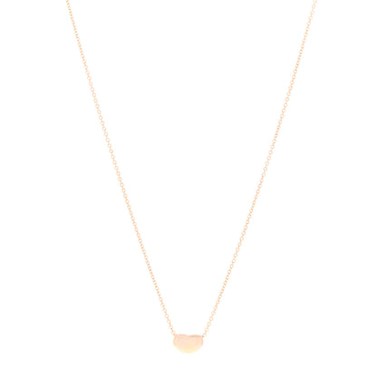 Tiffany 18K Rose Gold 9mm Elsa Peretti Bean Pendant Necklace 1 of 5