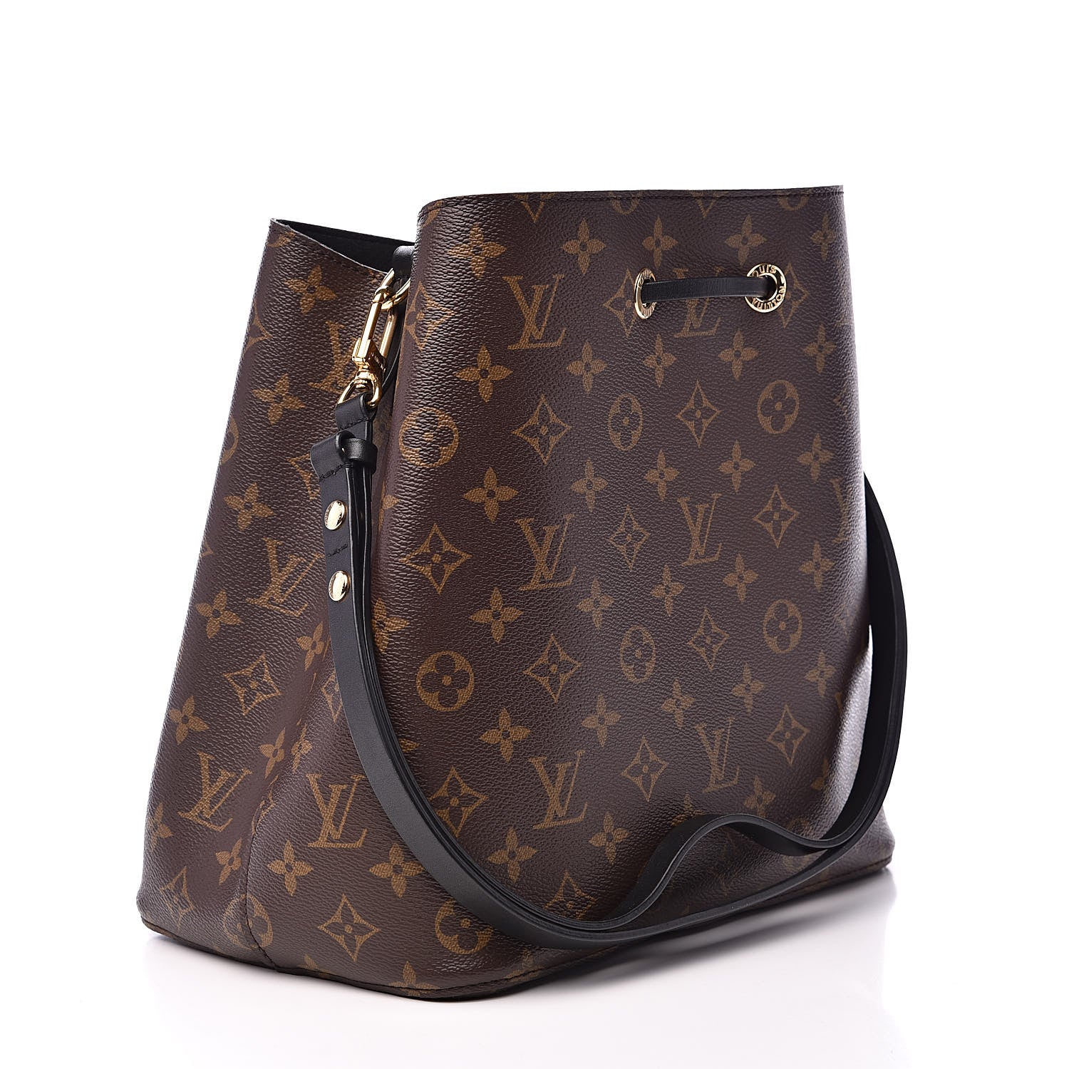 Louis Vuitton Monogram Neonoe MM Black 3 of 9