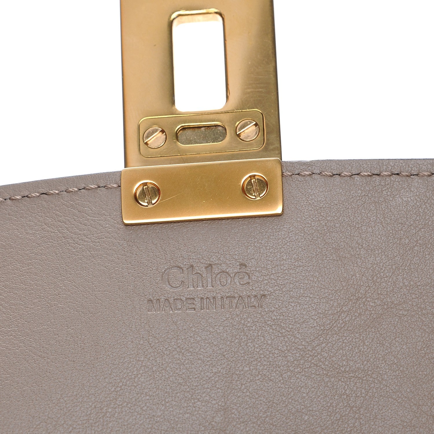 Chloe Suede Calfskin Patchwork Drew Shoulder Bag Motty Grey 6 of 10