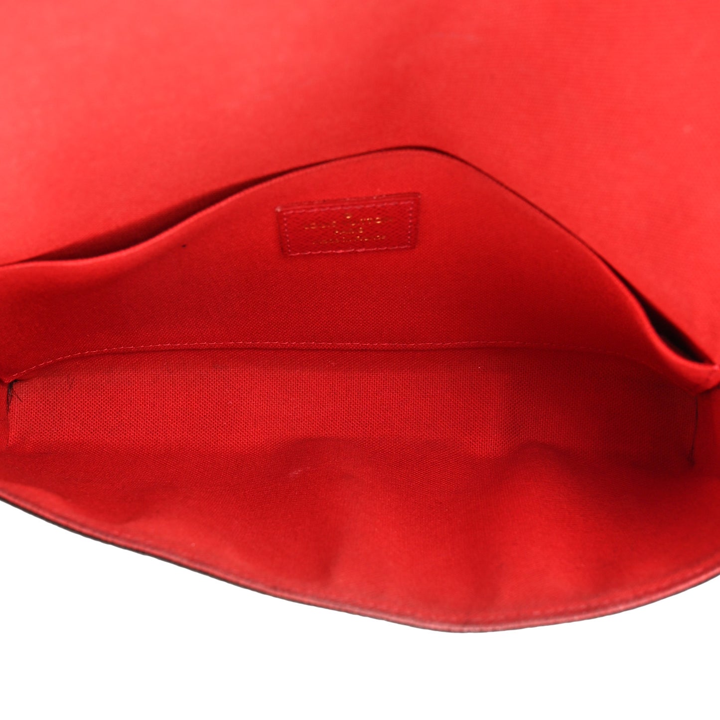 Monogram My LV World Tour Pochette Felicie Chain Wallet Coquelicot