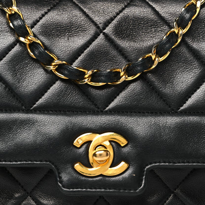 Chanel Lambskin Quilted Small Single Flap Black 8 of 10