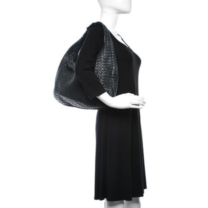 Bottega Veneta Nappa Intrecciato Large Veneta Hobo Black 2 of 11