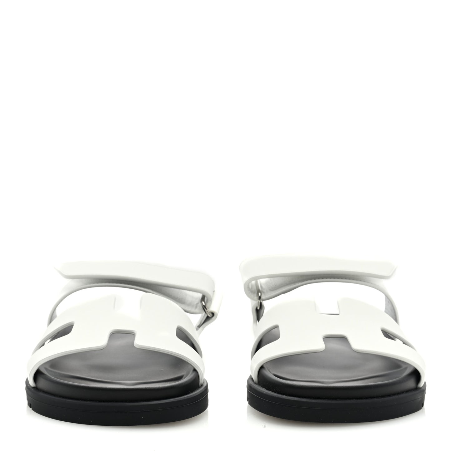 Calfskin Womens Chypre Sandals 35 White