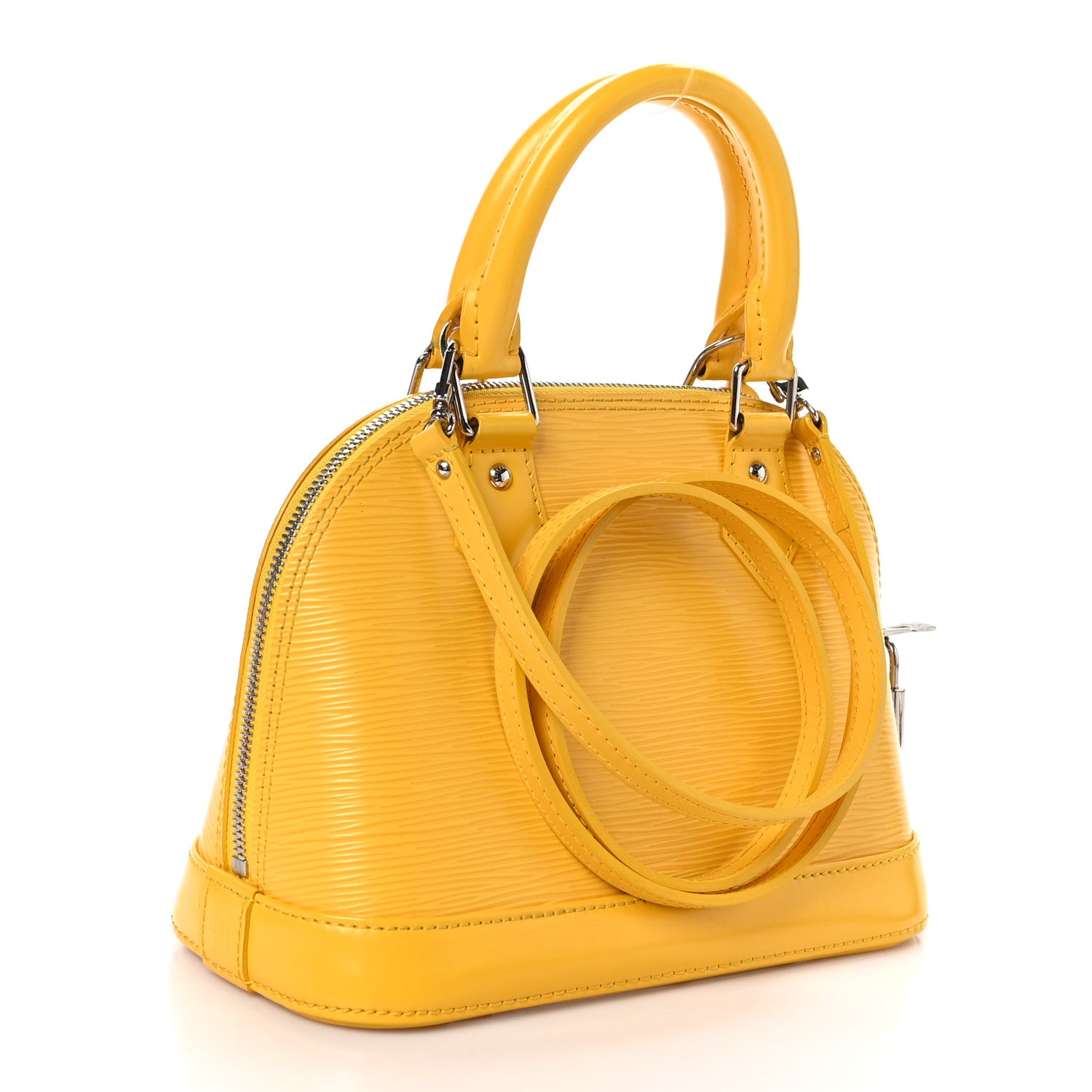 Louis Vuitton Epi Alma BB Citron 3 of 10