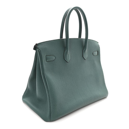 Hermes Togo BIRKIN 35 Malachite 3 of 11
