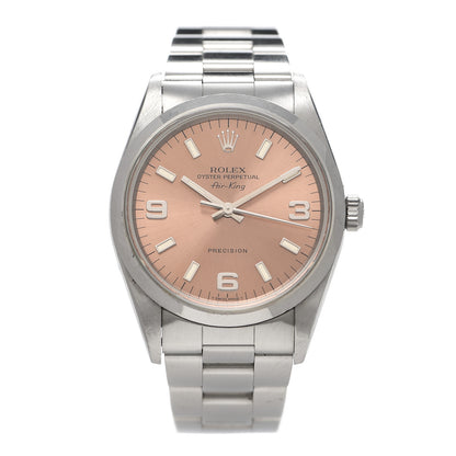 Rolex Stainless Steel 34mm Air-King Oyster Perpetual Precision Watch Pink 14000 1 of 5