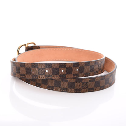 Louis Vuitton Damier Ebene Mini 25mm Belt 85 34 4 of 8