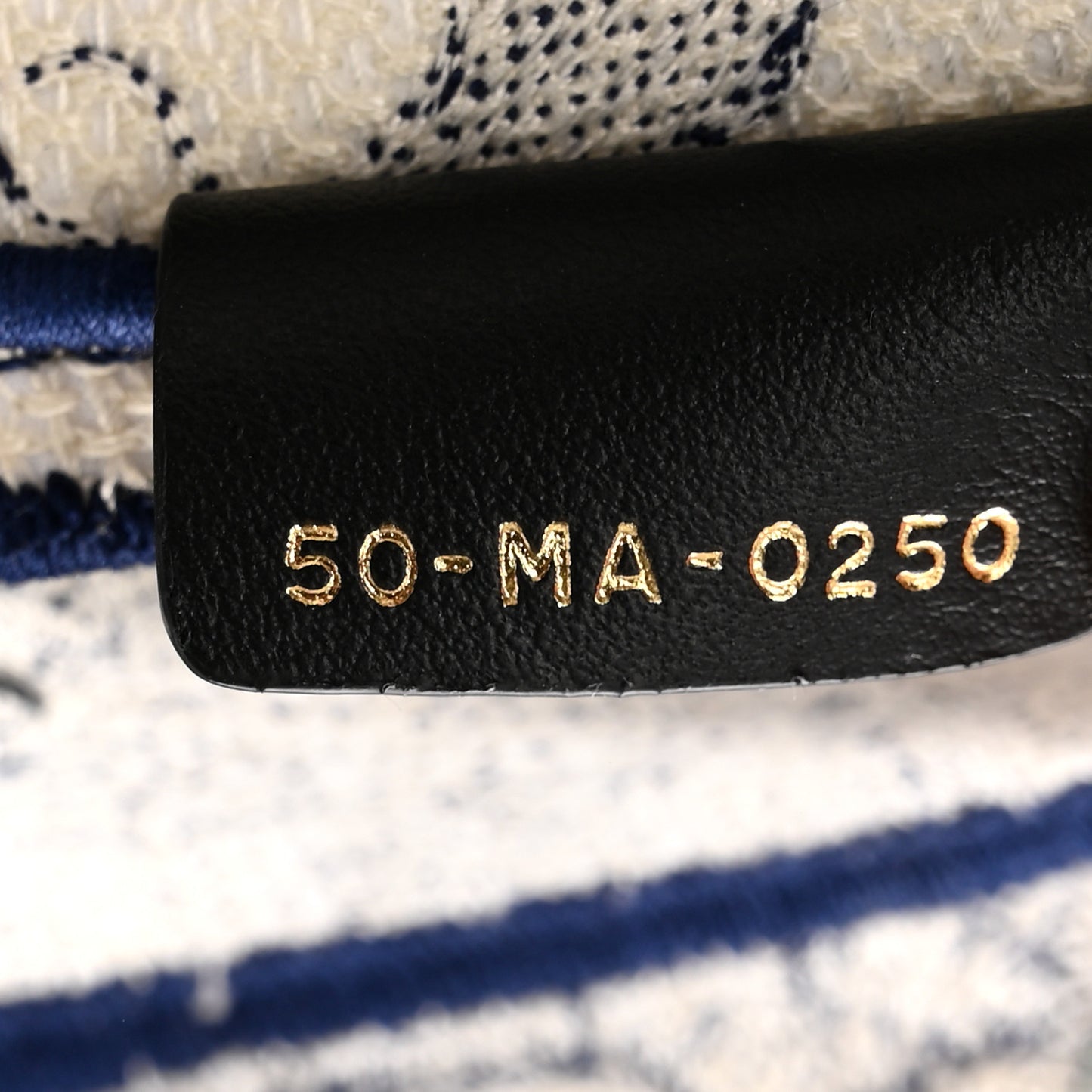 Canvas Embroidered Around the World Saddle Bag Blue