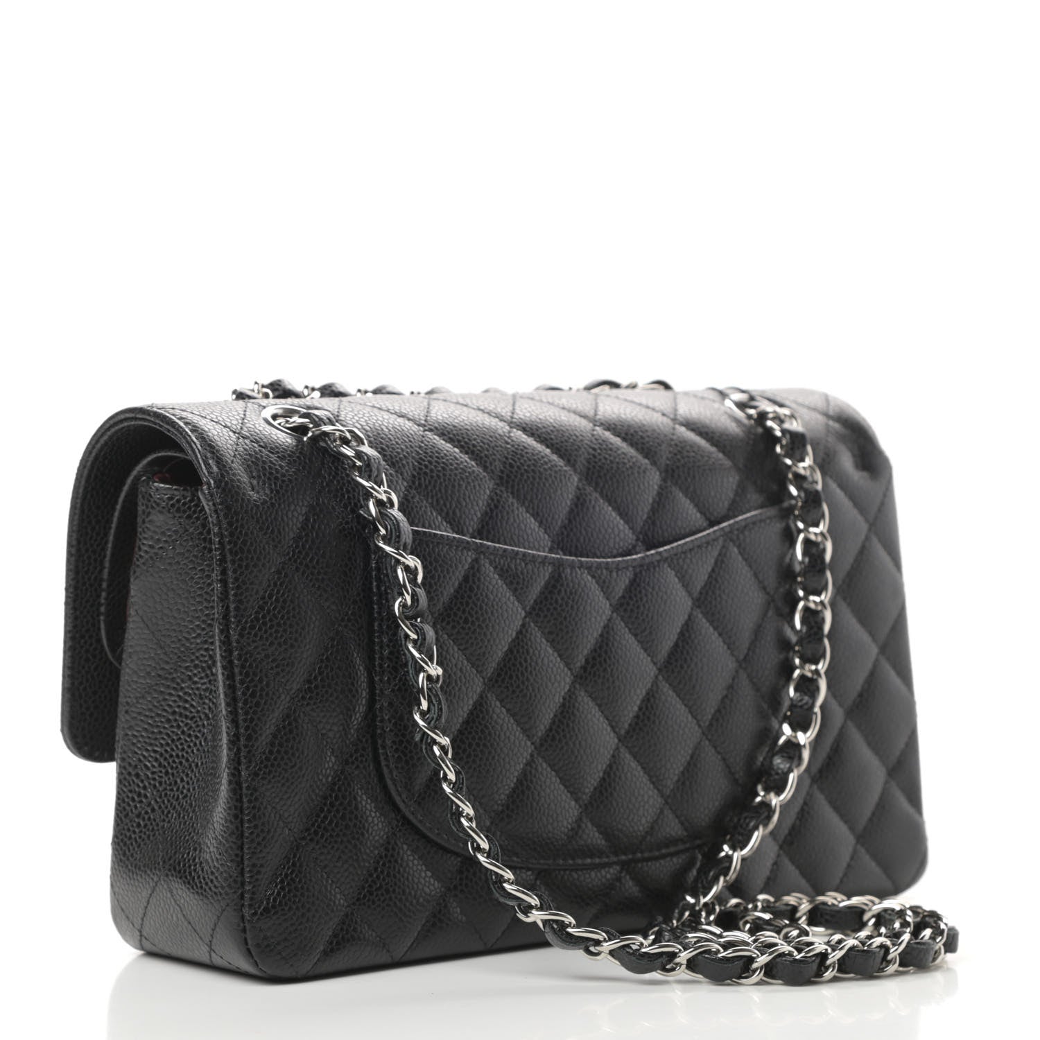 Chanel Caviar Quilted Medium Double Flap Black 3 of 11