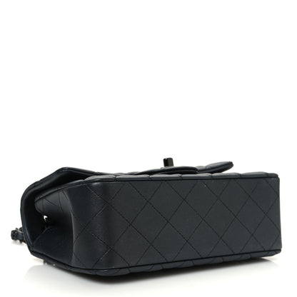 Chanel Pearly Lambskin Quilted Mini Rectangular Flap So Black 4 of 11