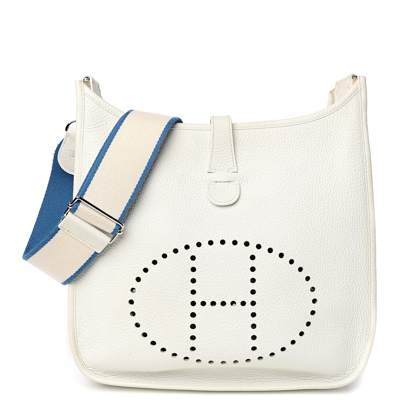 Taurillon Clemence Amazone Evelyne III PM White Mykonos