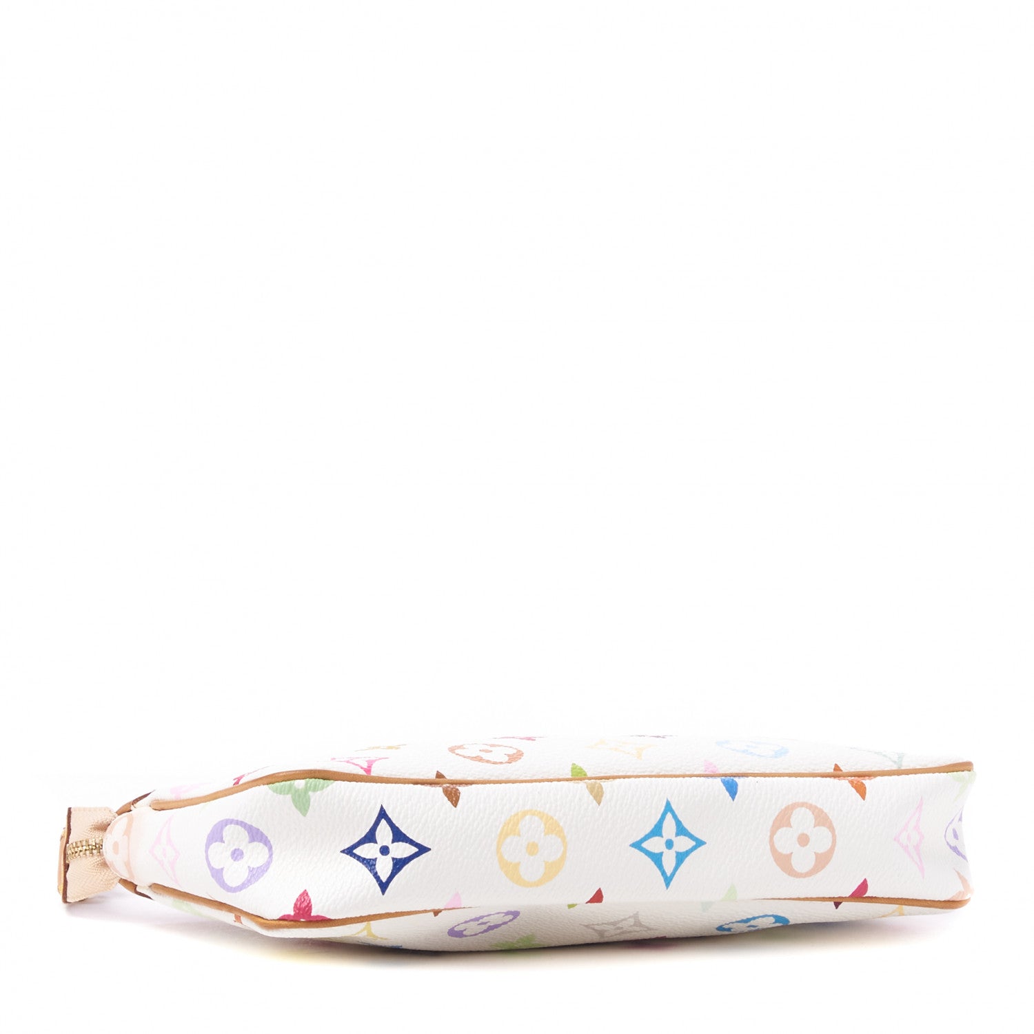 Louis Vuitton Monogram Multicolor Pochette Accessories White 3 of 8