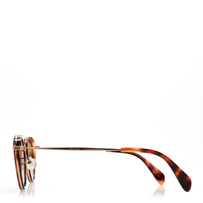 Celine Round Sunglasses CL 41423/S Tortoise 3 of 6