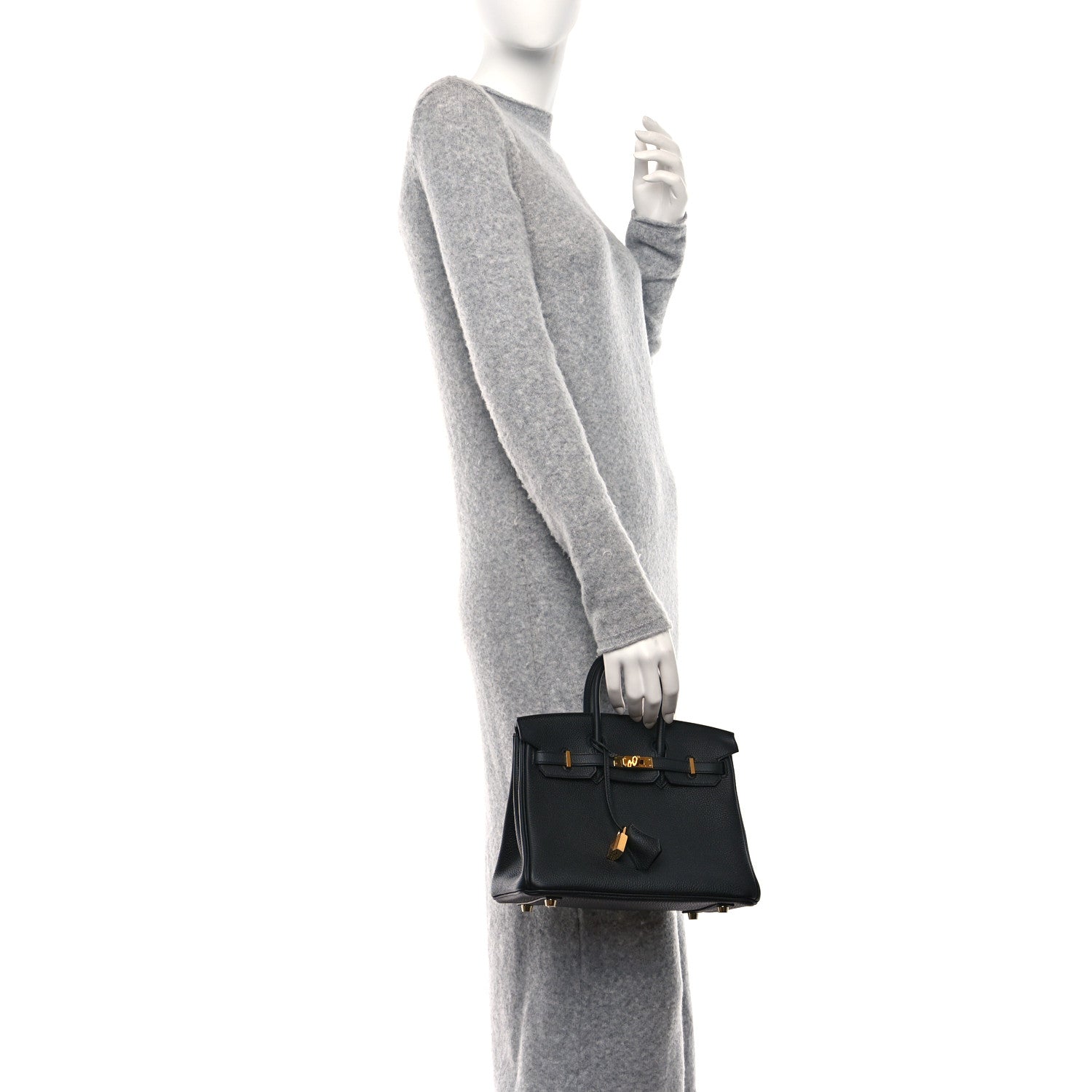 Hermes Togo Birkin 25 Black 2 of 9