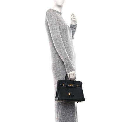 Hermes Togo Birkin 25 Black 2 of 9