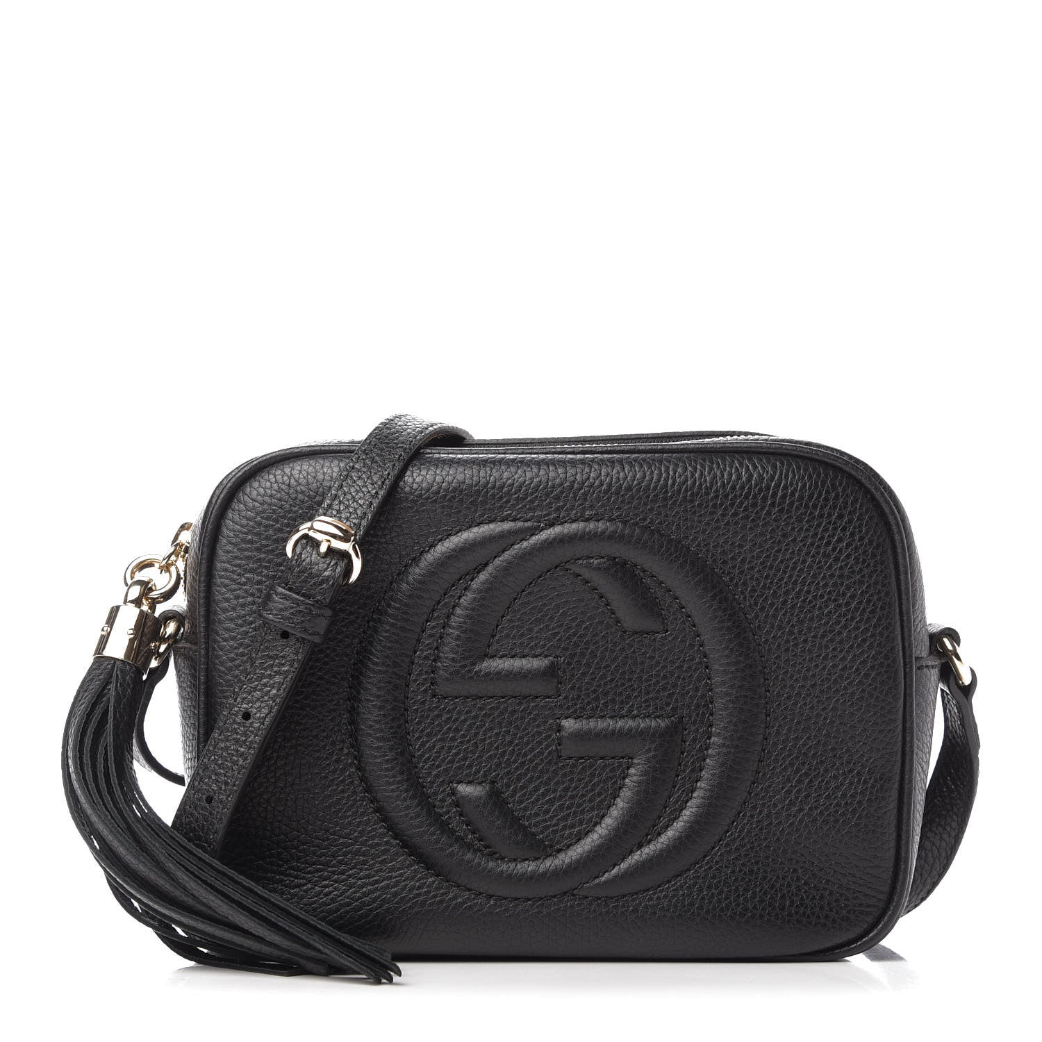 Gucci Pebbled Calfskin Small Soho Disco Bag Black 1 of 10