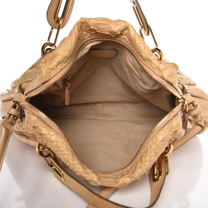 Chloe Python Large Paraty Natural 5 of 12