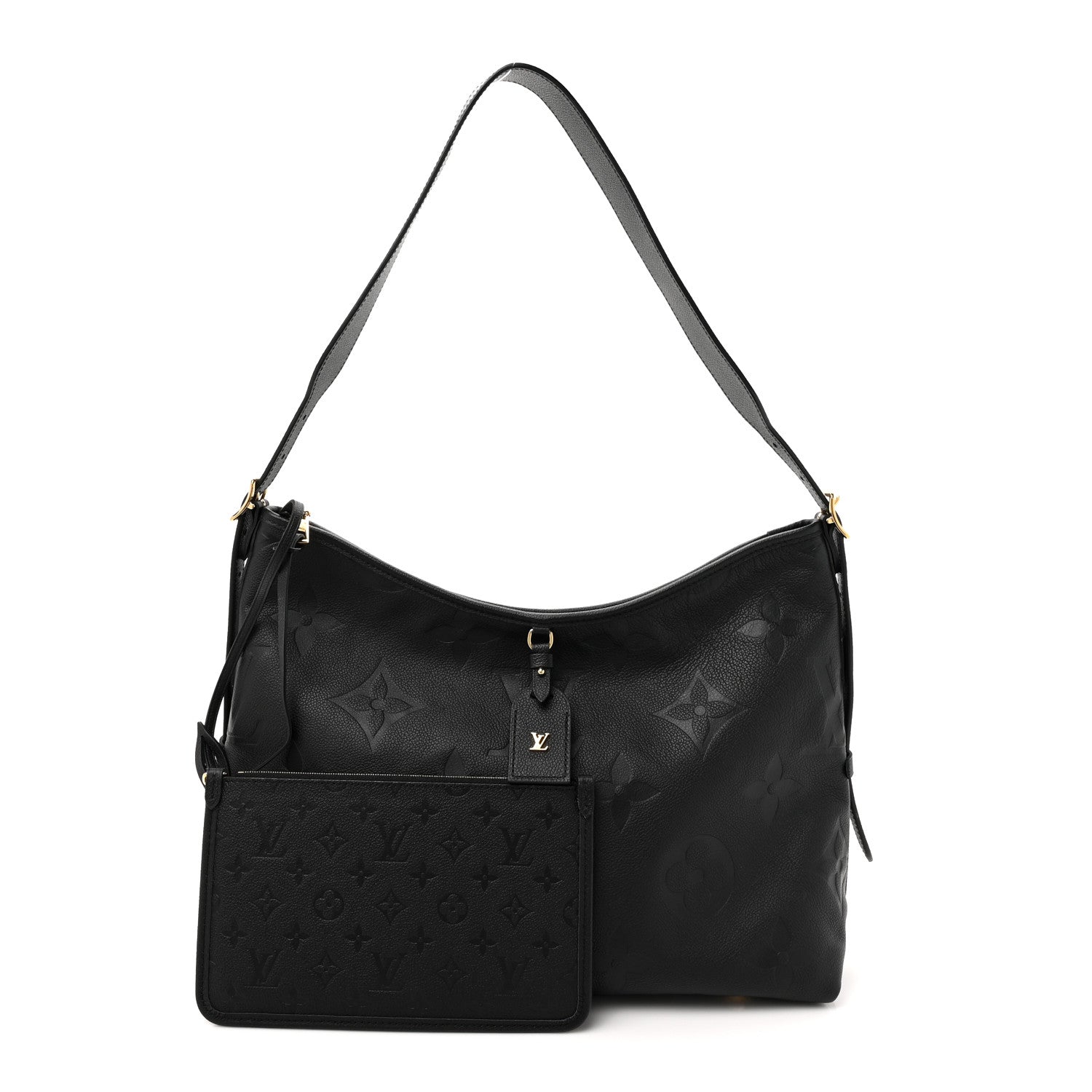 Louis Vuitton Empreinte Monogram Giant Carryall MM Black 3 of 12