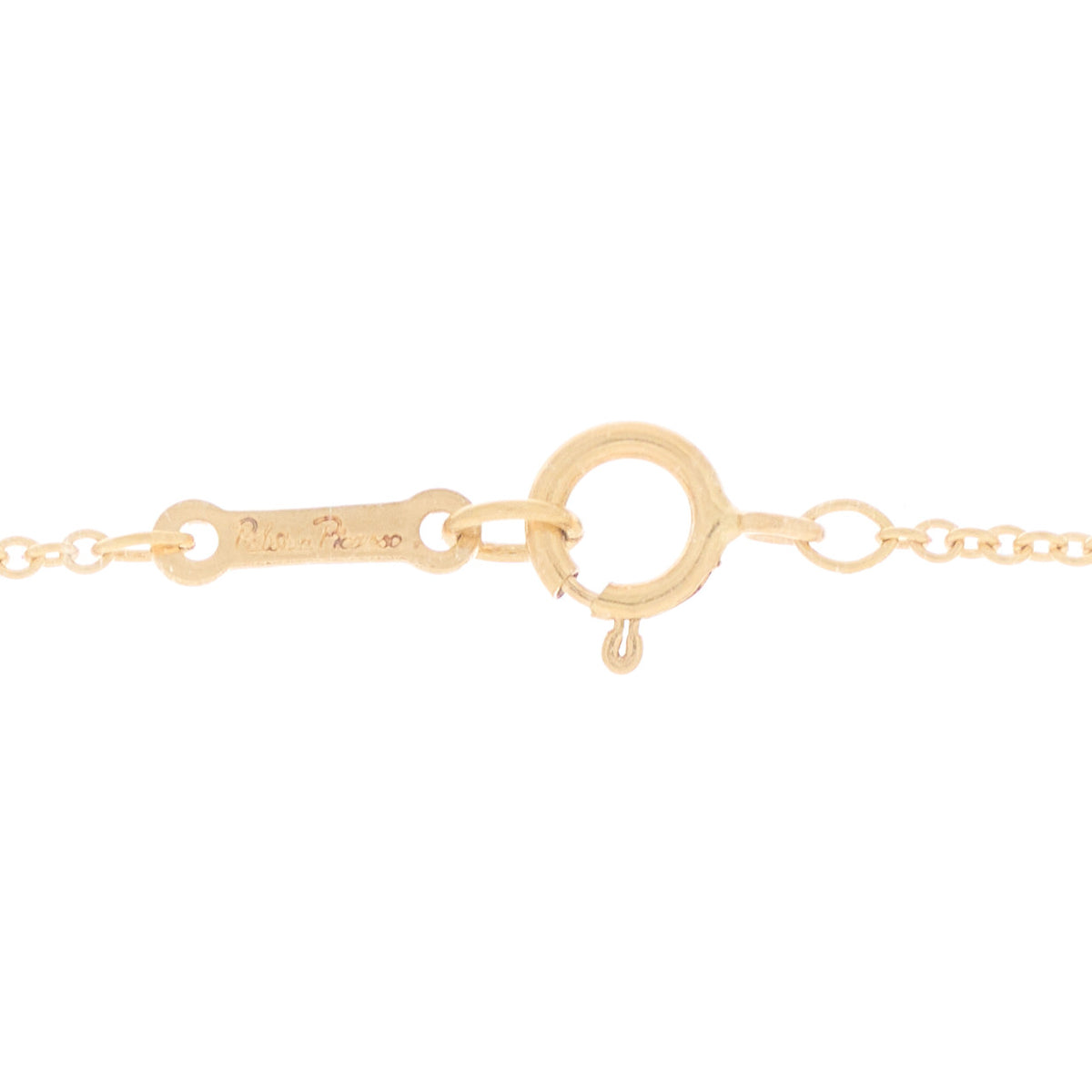 Tiffany 18K Yellow Gold Paloma Picasso Zodiac Taurus Pendant Necklace 5 of 6
