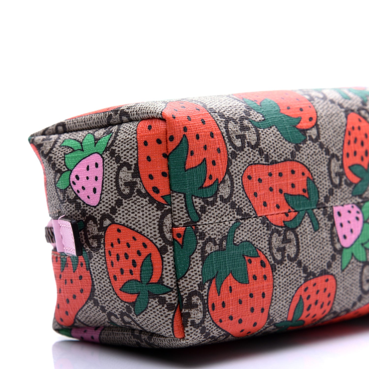 Gucci GG Supreme Monogram Strawberry Cosmetic Case 6 of 10