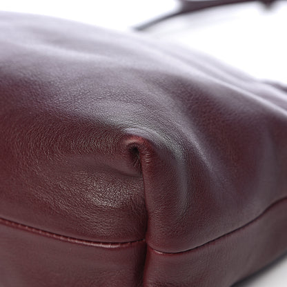 Burberry Calfskin House Check Little Crush Deep Claret 13 of 15