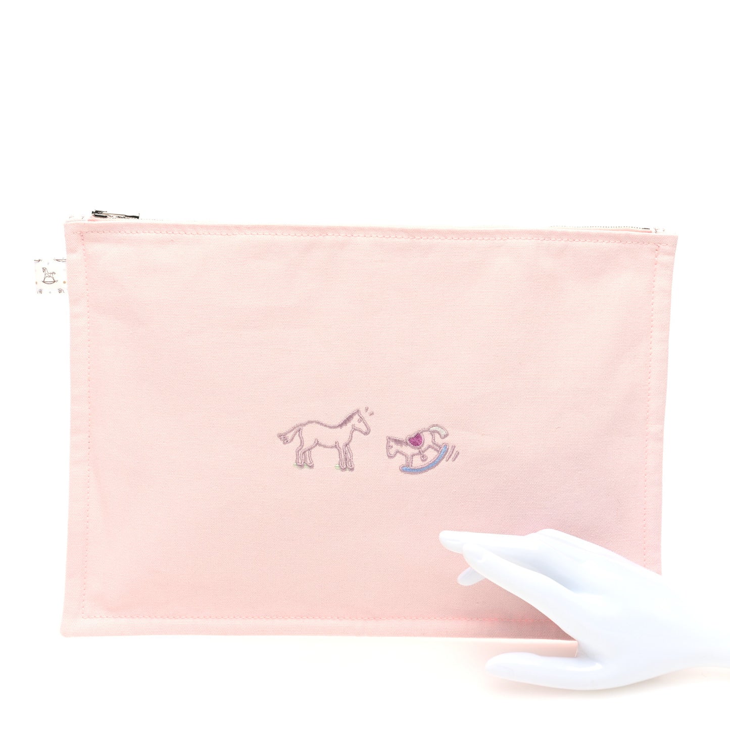 Cotton Canvas Adada Large Flat Case