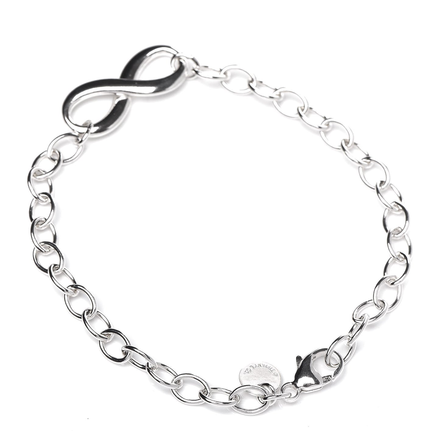 Sterling Silver Infinity Chain Bracelet