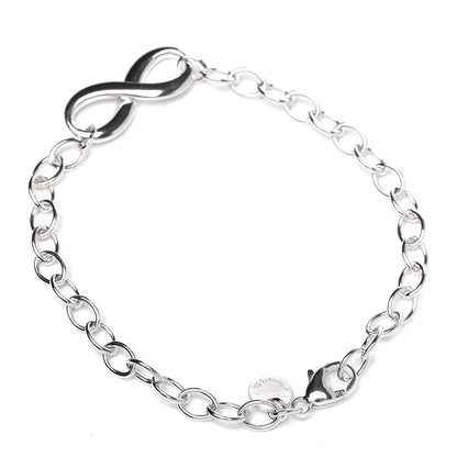 Tiffany Sterling Silver Infinity Chain Bracelet 3 of 5