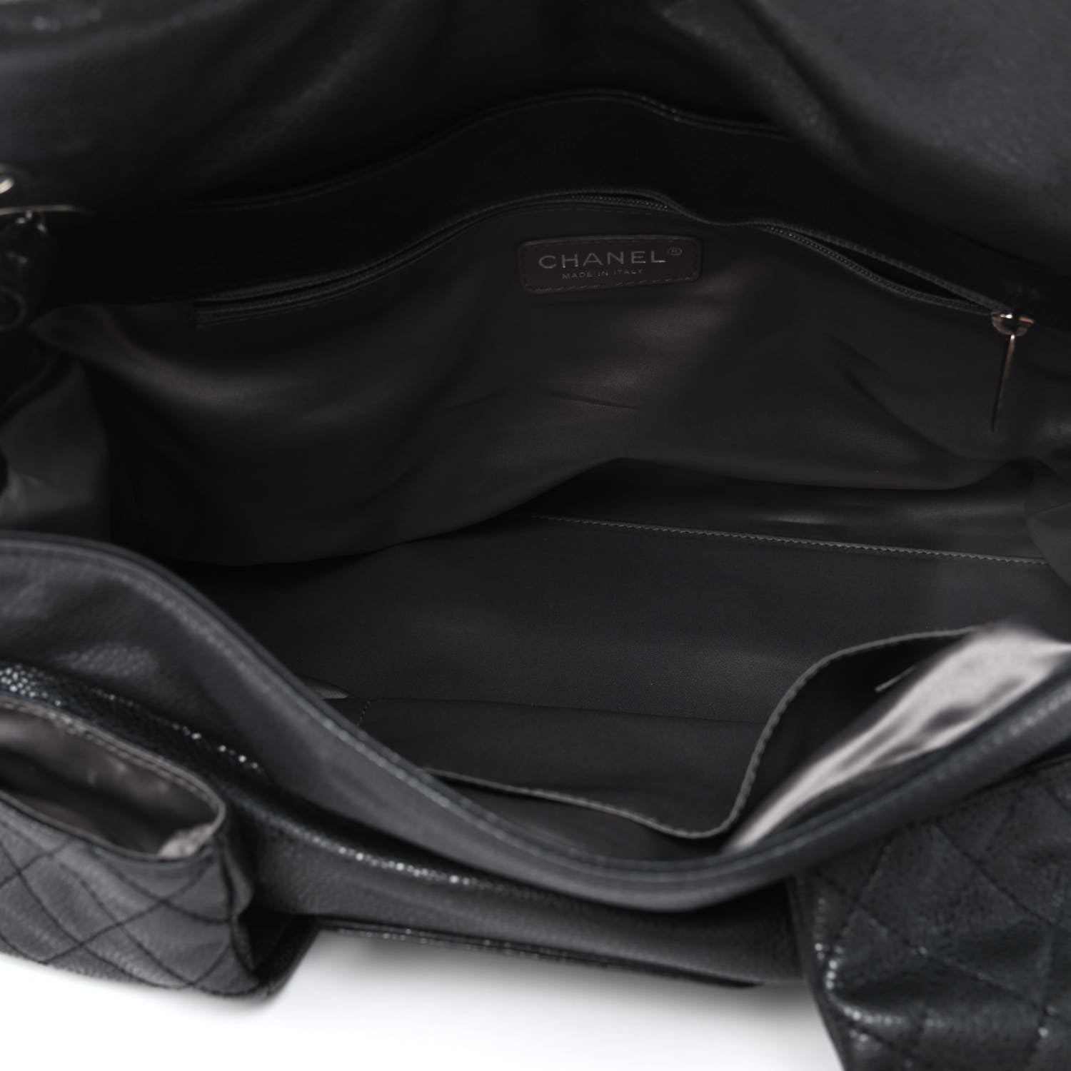 Chanel Caviar Quilted Mademoiselle Satchel Black 4 of 4