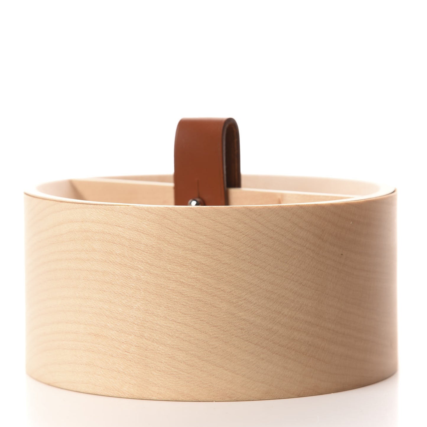 Wood Tibi Round Box Nature