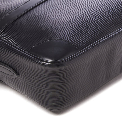 Louis Vuitton Epi Trocadero 24 Black 6 of 7