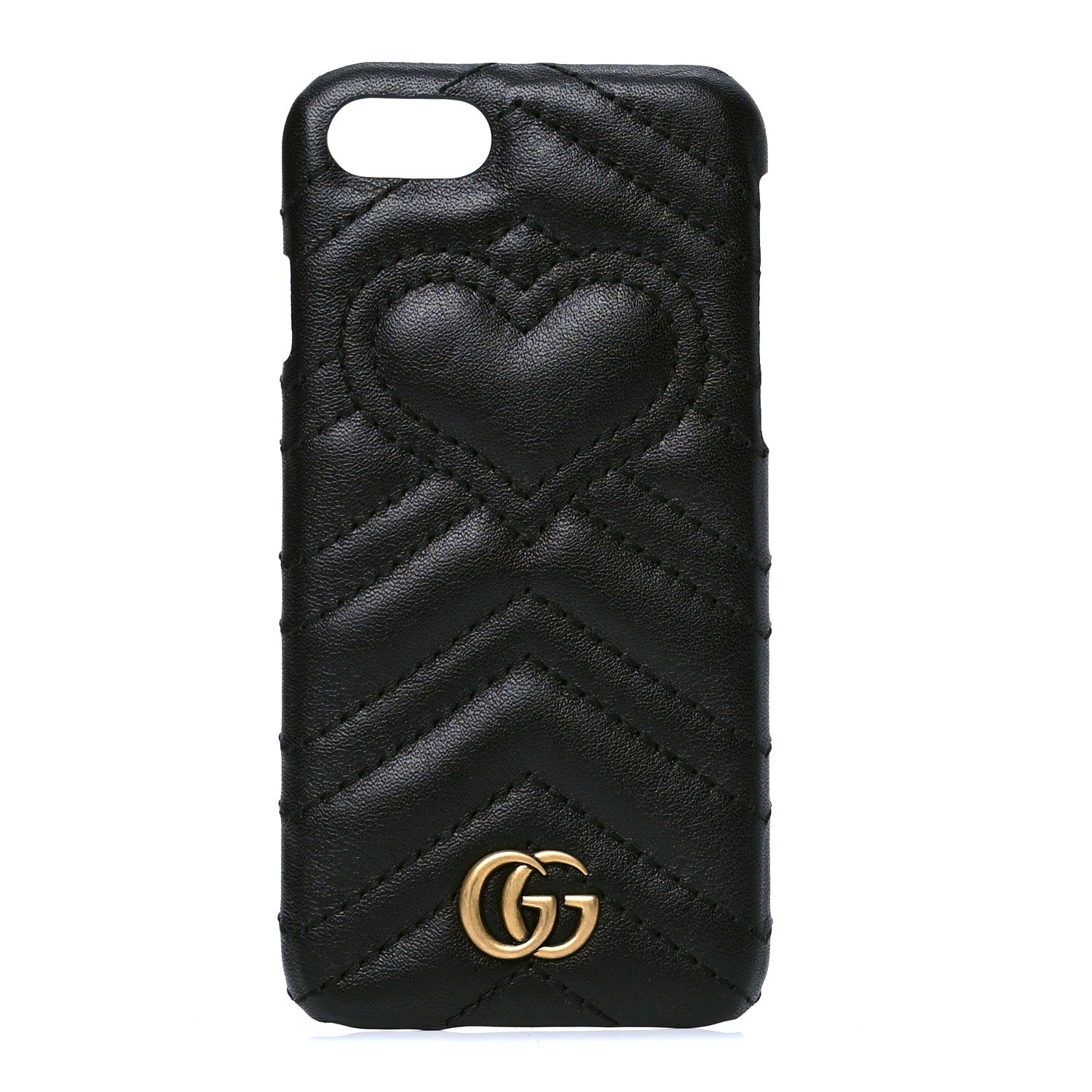 Gucci Calfskin Matelasse Marmont iPhone 7 Case Black 1 of 4