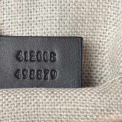 Gucci Calfskin Web Small Webby Bee Shoulder Bag Black 7 of 10