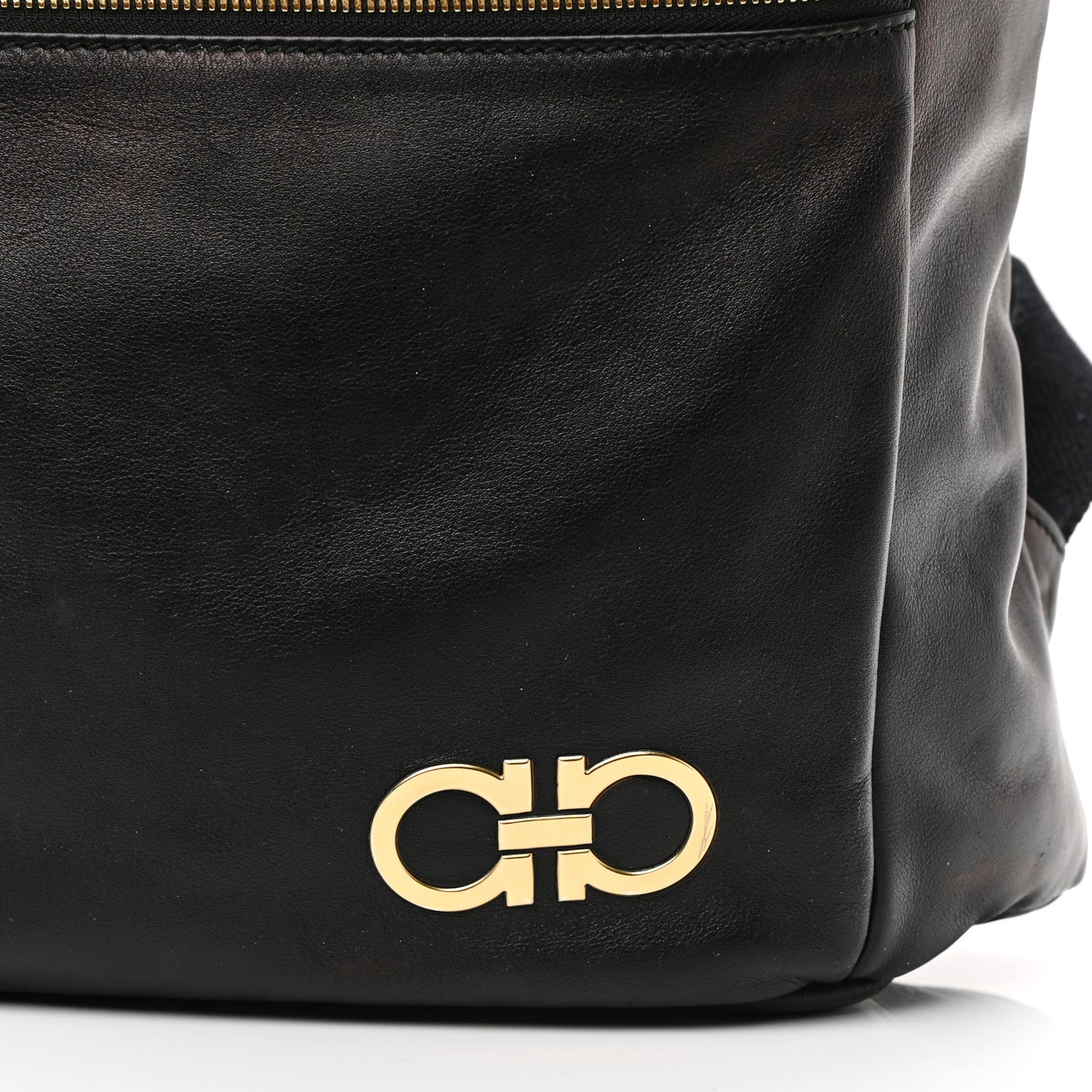 Calfskin Nevada Gancini Backpack Black