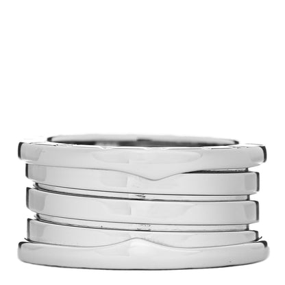 Bulgari 18K White Gold B.Zero1 Three-Band Ring 56 7.5 3 of 5