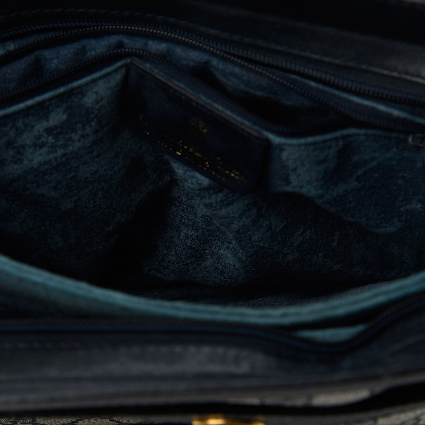 GG Plus Monogram Canvas Web Shoulder Bag Blue
