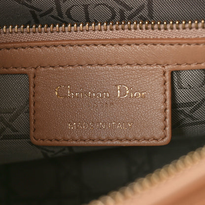 Christian Dior Lambskin Cannage Medium Lady Dior Beige 6 of 10