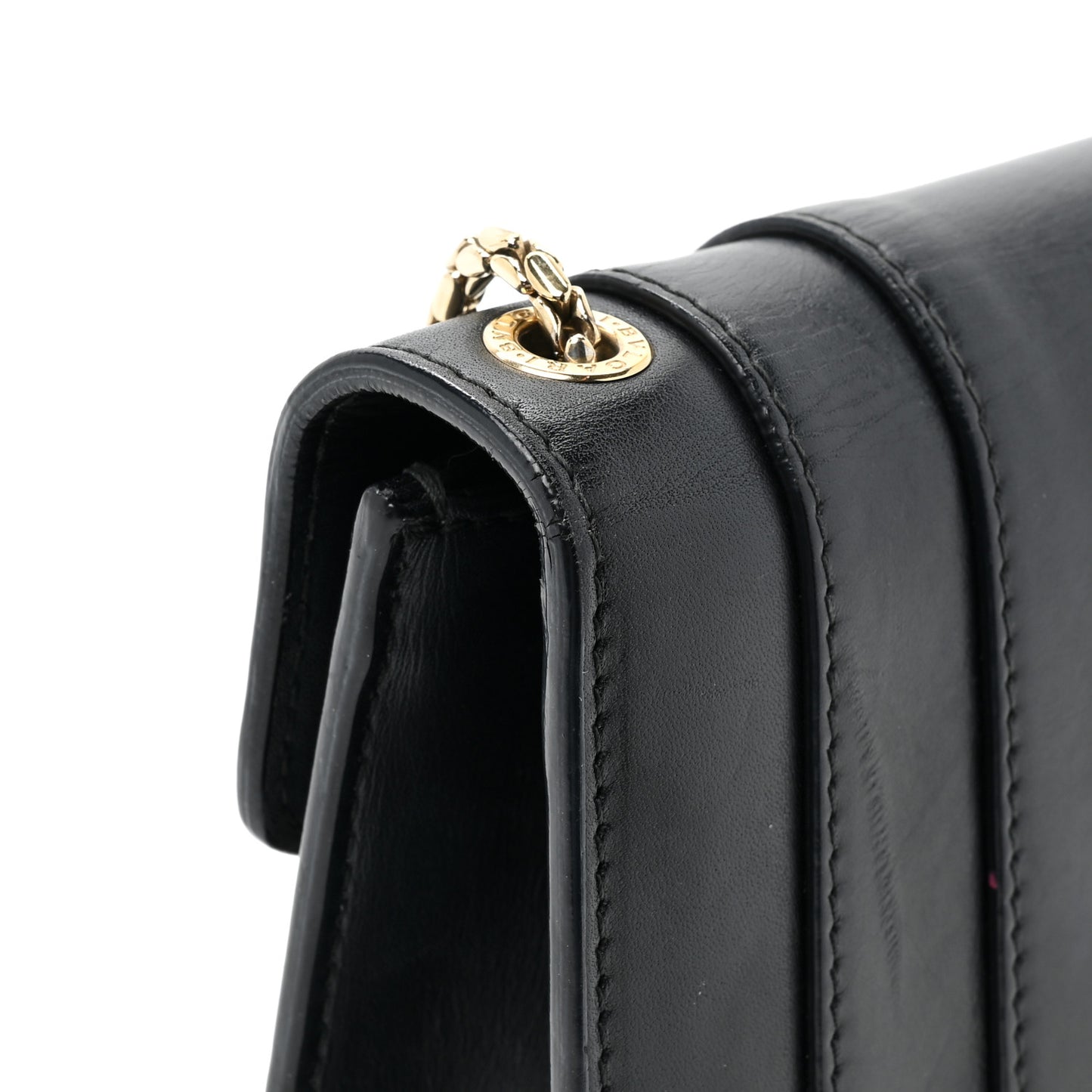 Calfskin Serpenti Forever Crossbody Bag Black