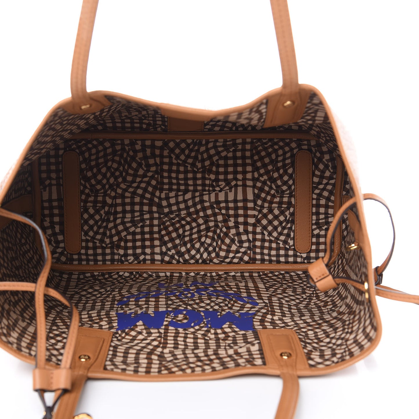 Visetos Medium Liz Reversible Shopper Tote Cognac