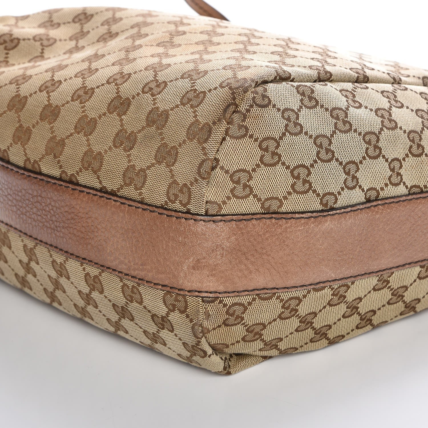 Gucci Monogram Medium Bamboo Bar Hobo Brown 9 of 9