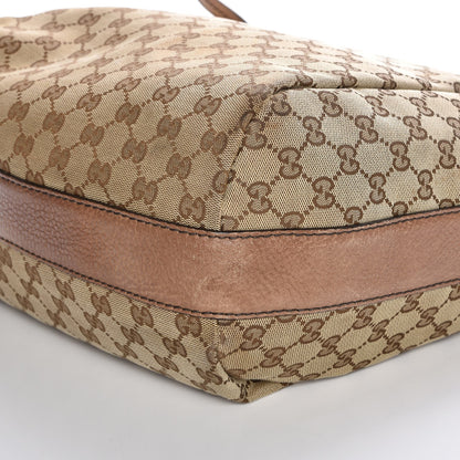 Gucci Monogram Medium Bamboo Bar Hobo Brown 9 of 9