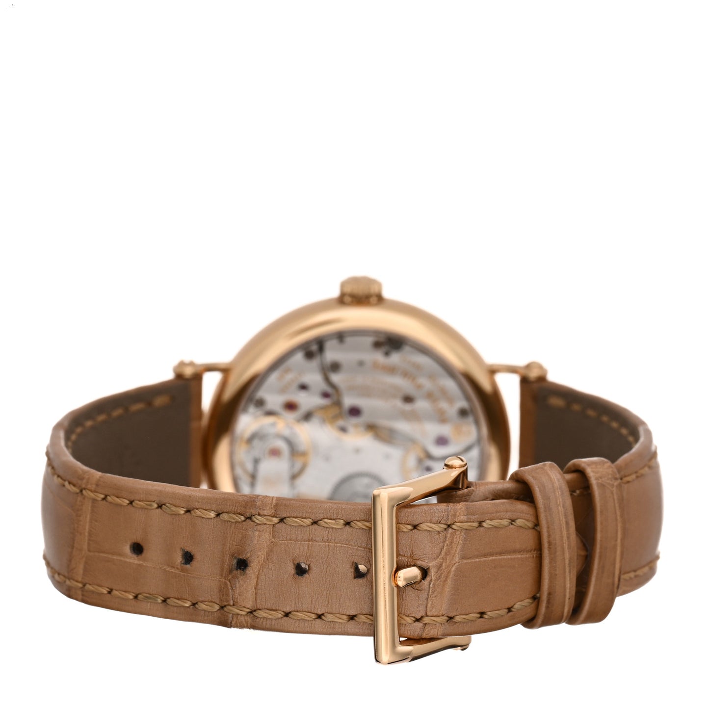 18K Rose Gold Alligator 34.6mm Calatrava Automatic Watch 7200R-001
