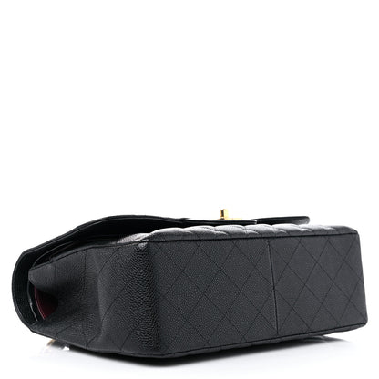 Chanel Caviar Quilted Jumbo Double Flap Black 4 of 11